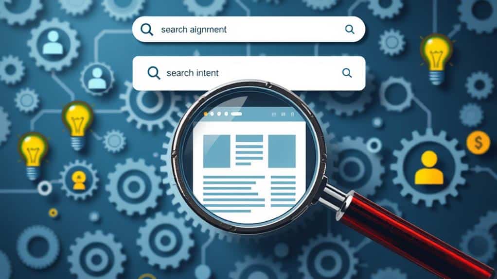 aligner intention de recherche