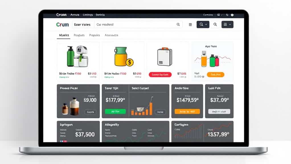 Rich Snippet affichant une fourchette de prix