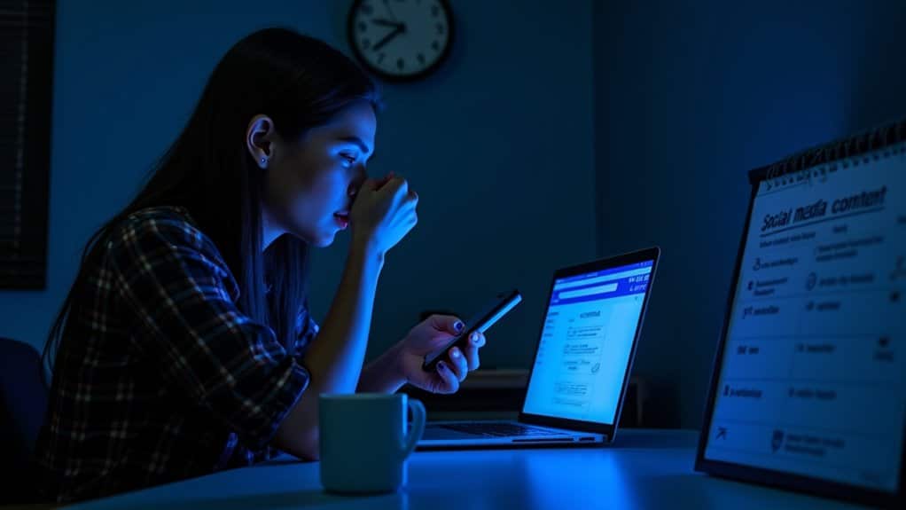 erreurs de publication nocturne sur facebook