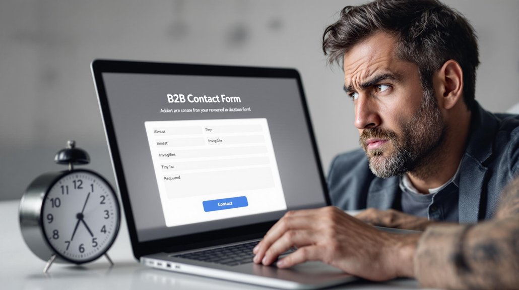 Des obstacles peu accueillants dans le formulaire de contact