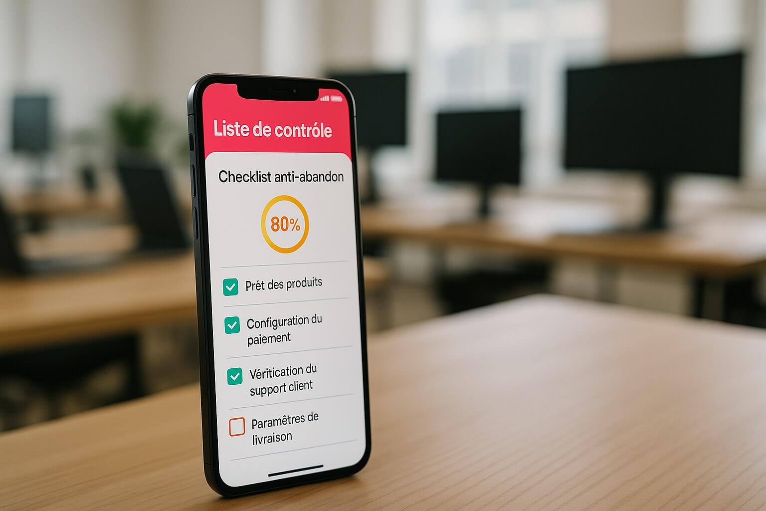Checklist anti-abandon pour WooCommerce et Shopify